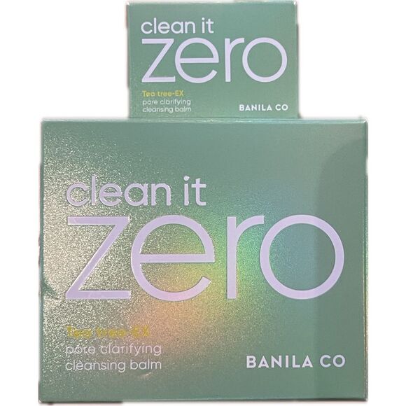 Clean It Zero Banila Co Tee Tree-Ex Pore Clarifying Cleansing Balm Full 6 fl oz - Picture 1 of 3